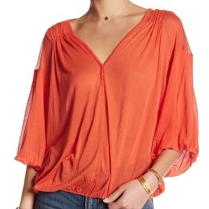 Free People Peaks Island Oversized Top XS